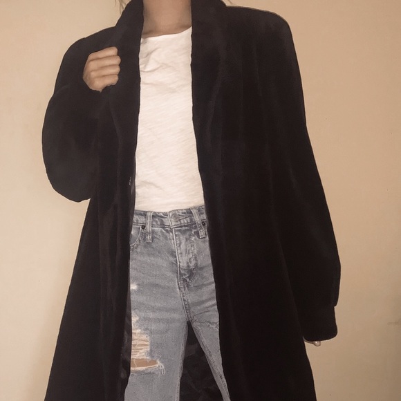 Real mink Henig fur coat - Picture 2 of 6